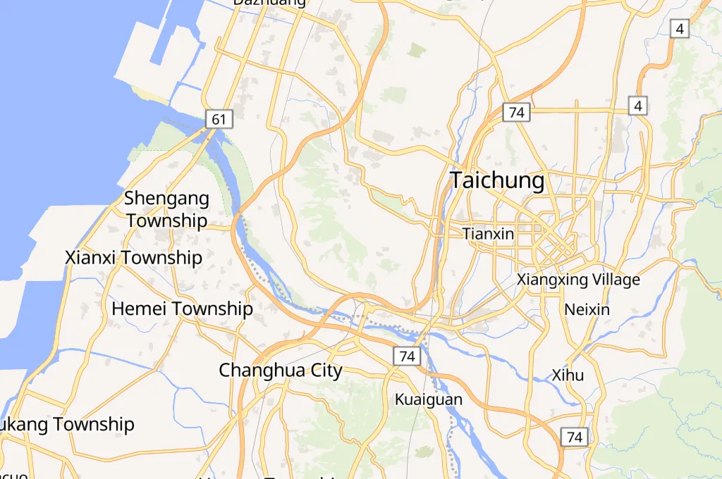 Wanggaoliao Night View Park Area Map