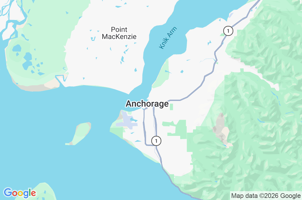 Anchorage Yard Area Map