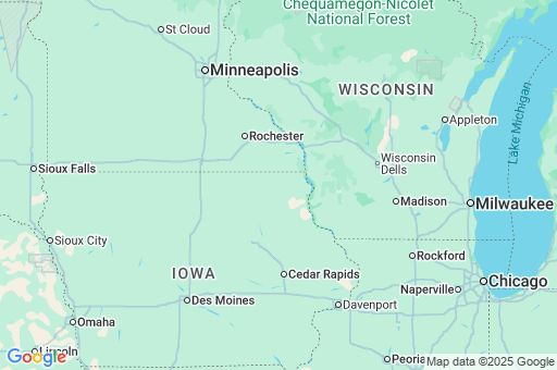 Map of Iowa