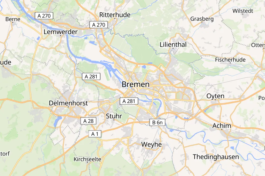 Schlachte Area Map Schlachte Area Map