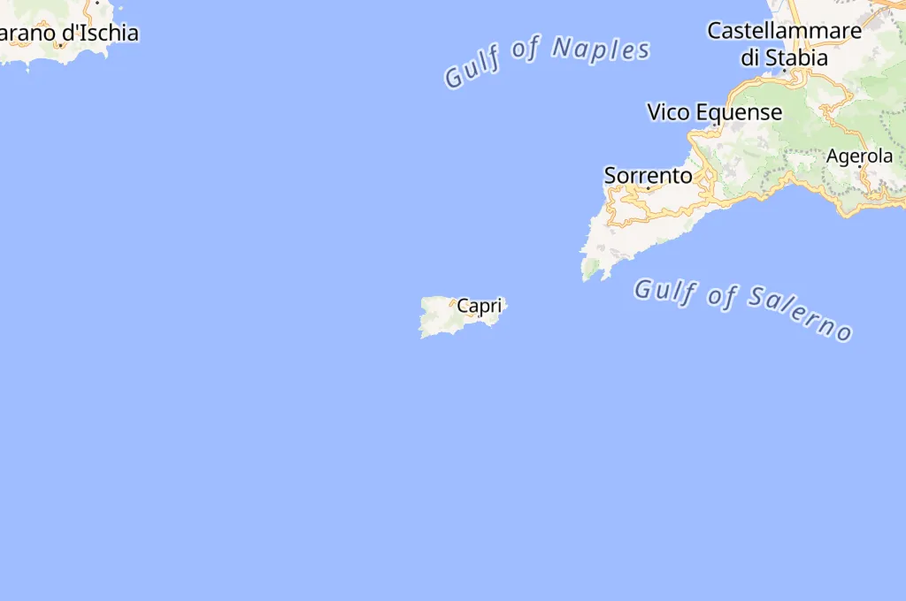 Anacapri Area Map Anacapri Area Map