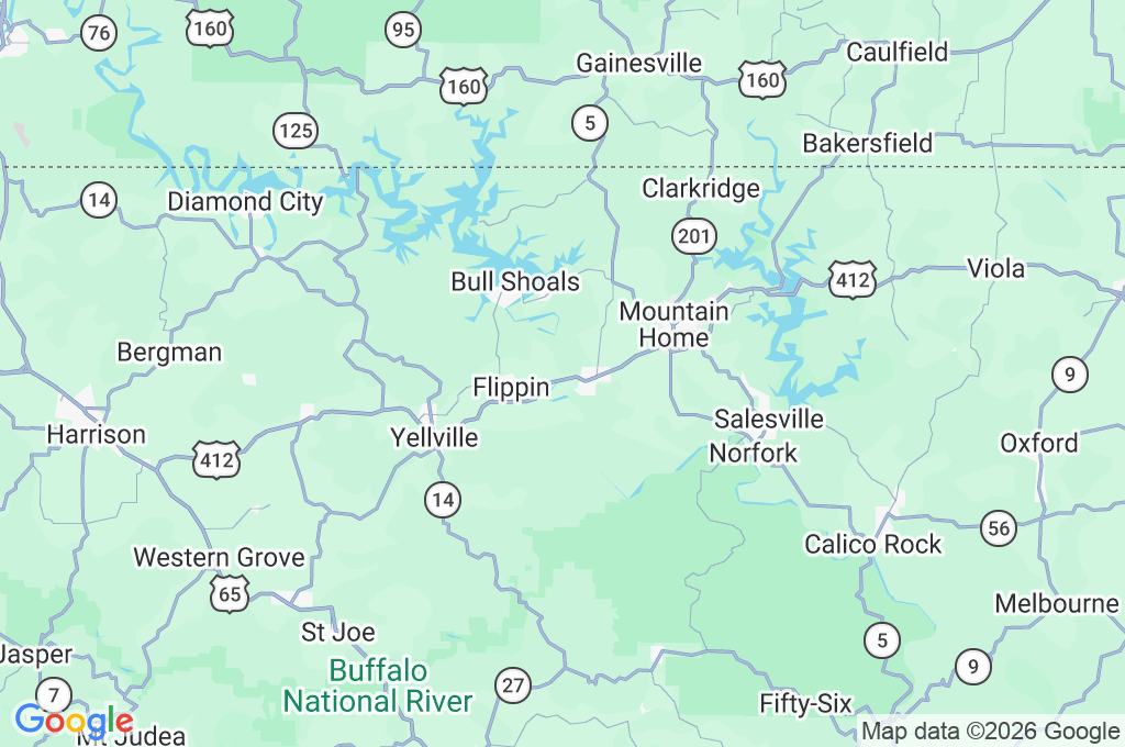 White River Area Map