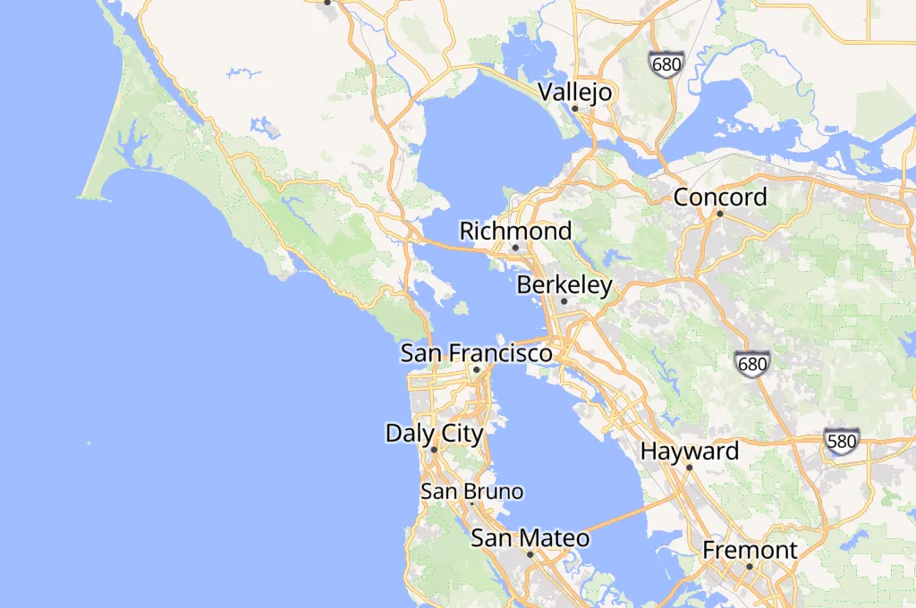 Ayala Cove Area Map