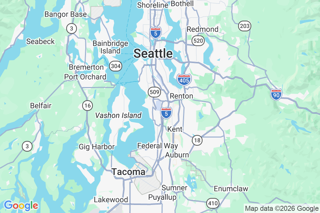 Seattle-Tacoma International Airport Area Map Seattle-Tacoma International Airport Area Map