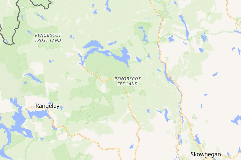 Carrabassett Valley Area Map