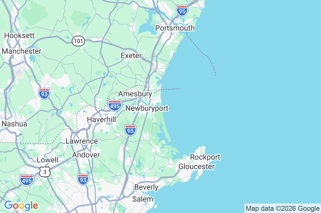 Plum Island Beach Area Map