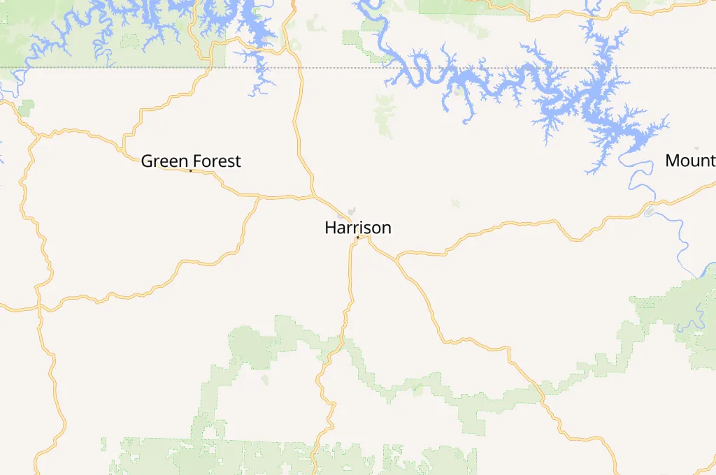 Harrison Area Map Harrison Area Map