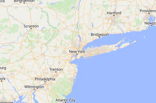 Map of New York County