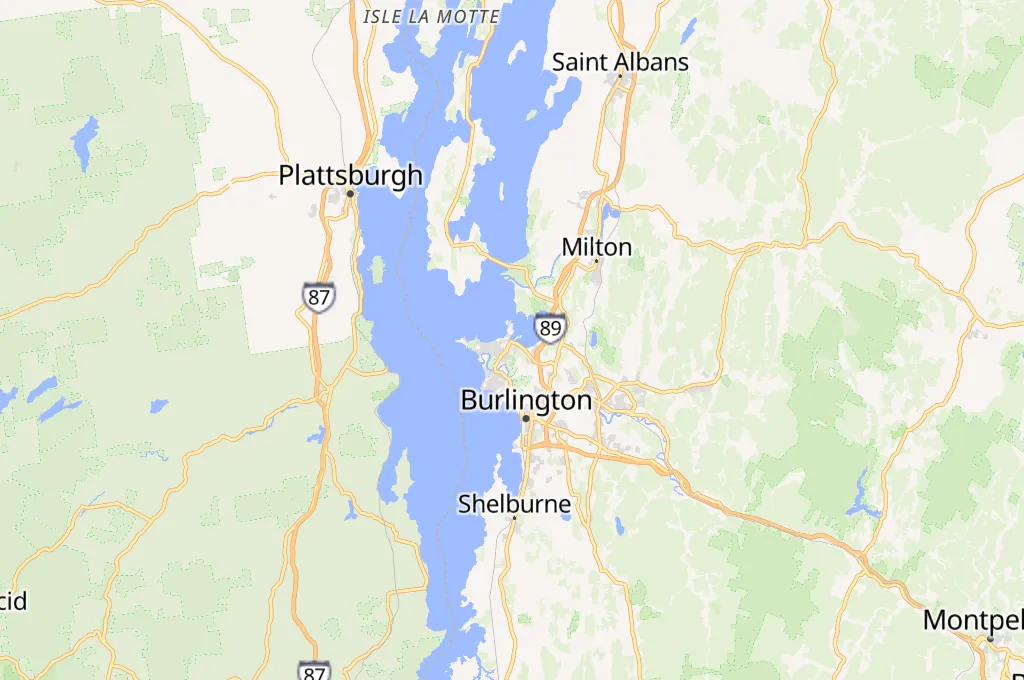 Champlain Marina Area Map Champlain Marina Area Map