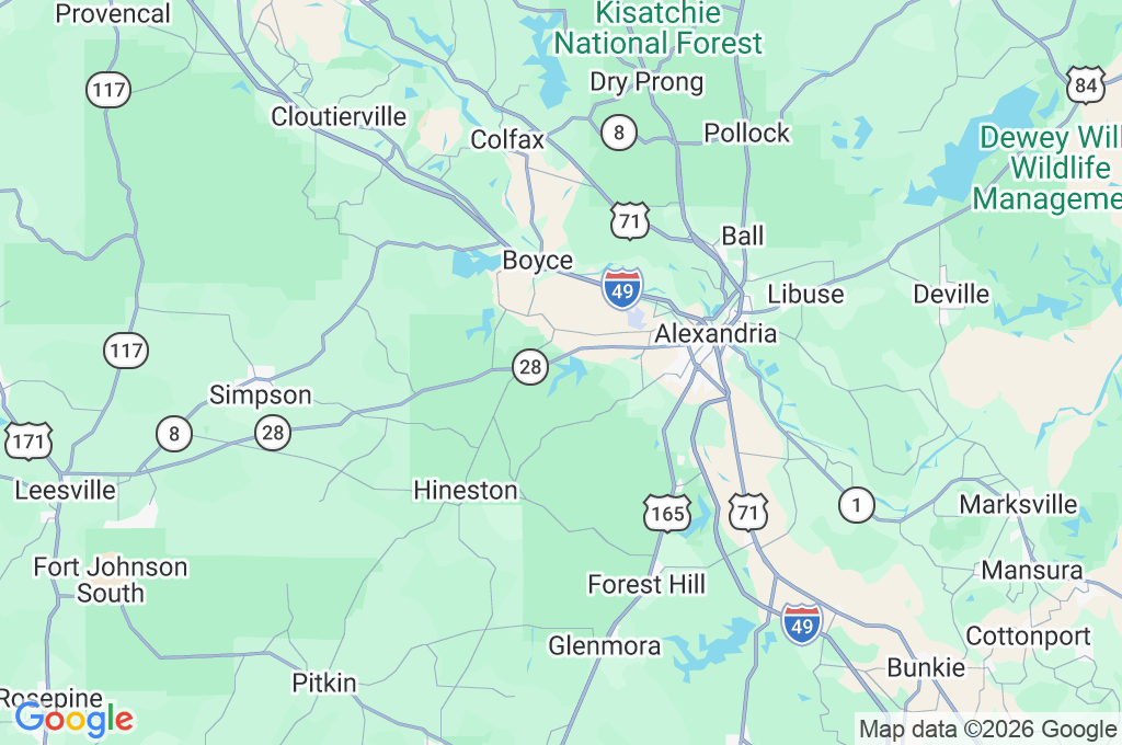 Kincaid Lake Area Map