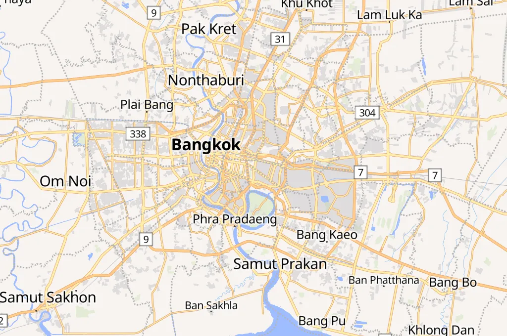 Sukhumvit Road, Soi 19 Area Map