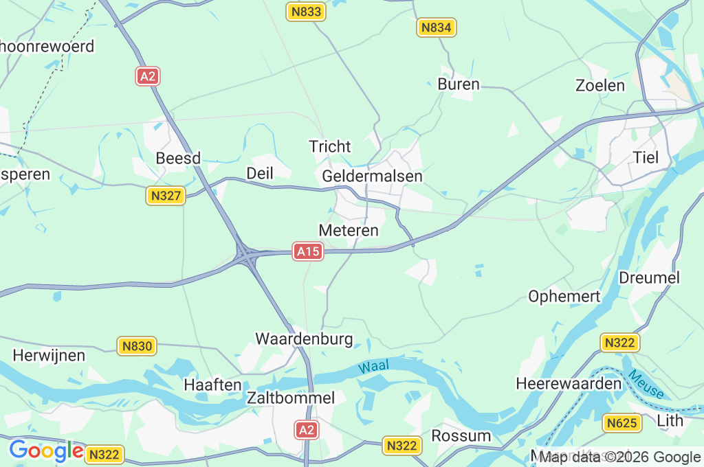 Meteren Area Map