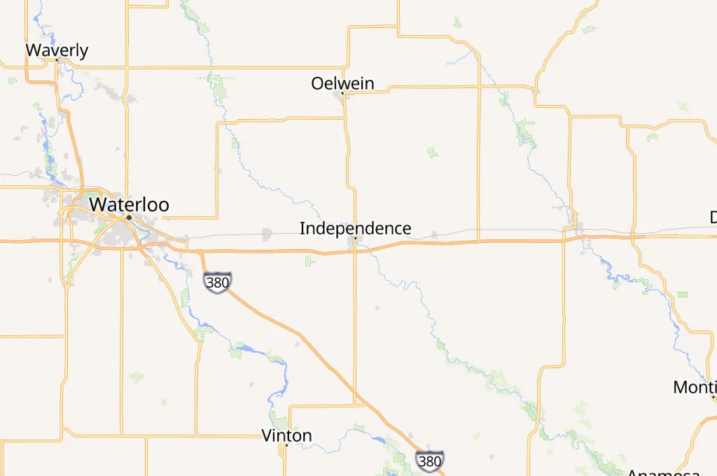 Independence Area Map Independence Area Map