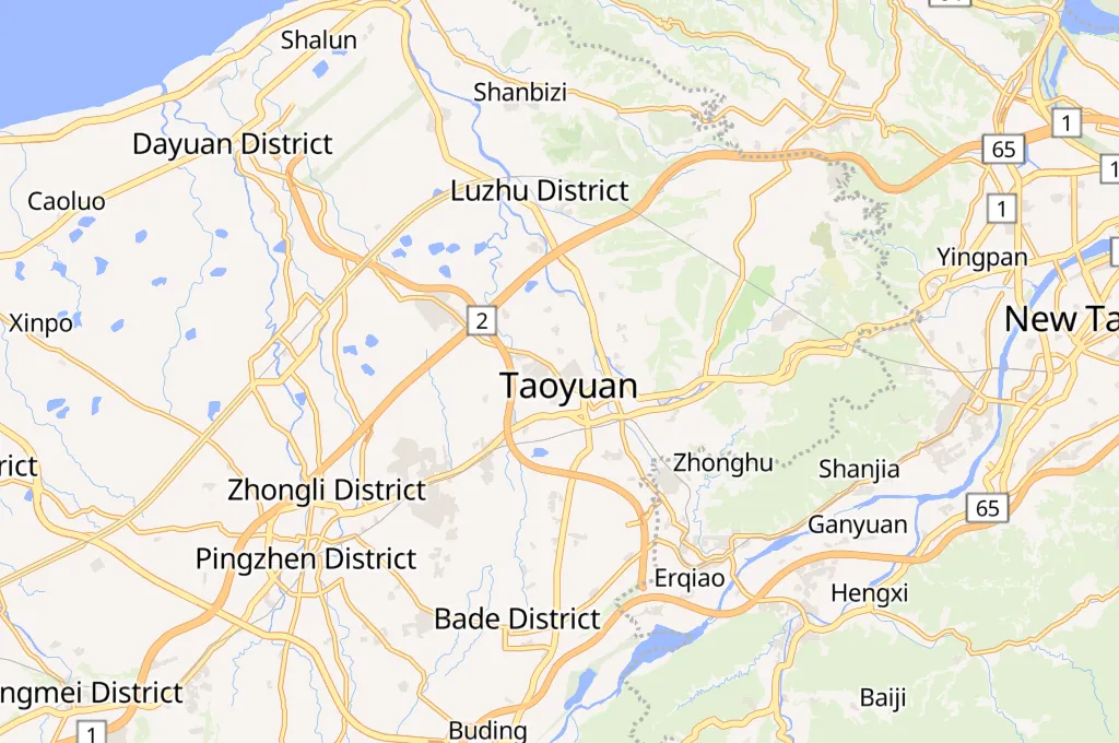 Lienhua Temple Area Map