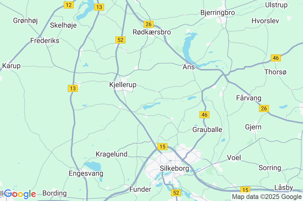 Denmark Area Map