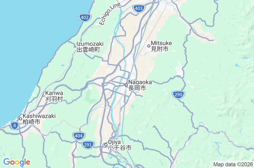 Nagaoka Station Area Map Nagaoka Station Area Map