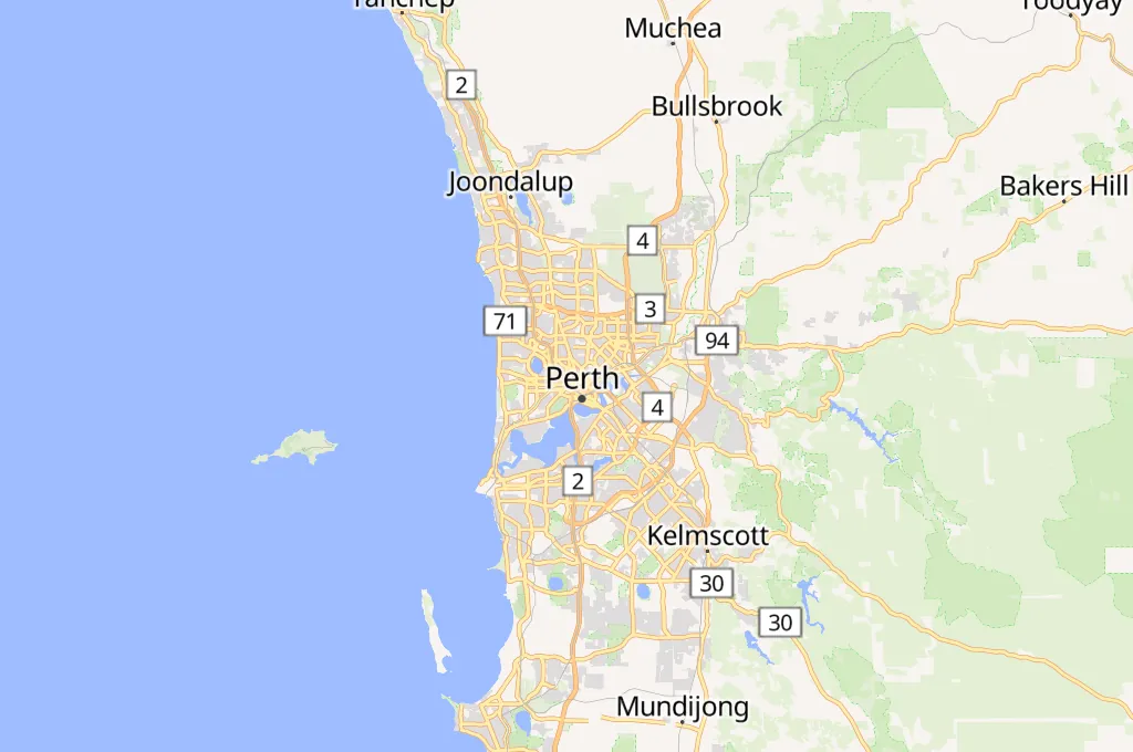 Leederville Area Map Leederville Area Map