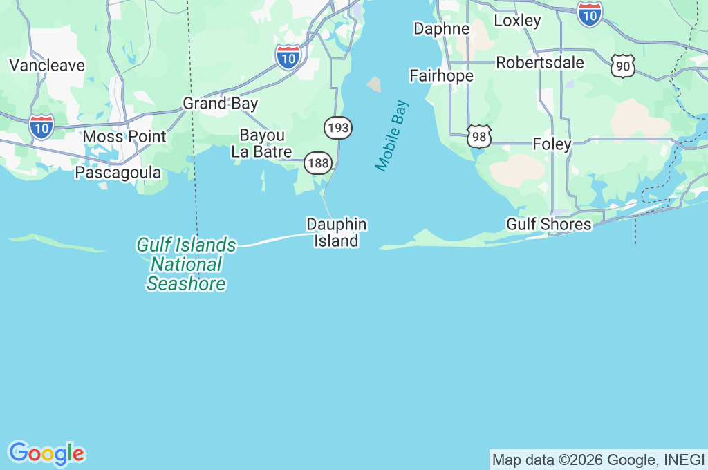 Dauphin Island Sea Lab Area Map Dauphin Island Sea Lab Area Map