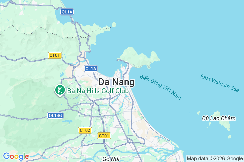 Da Nang Area Map