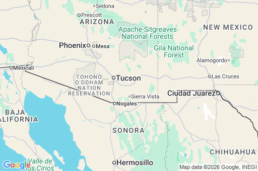 Map of Cochise County