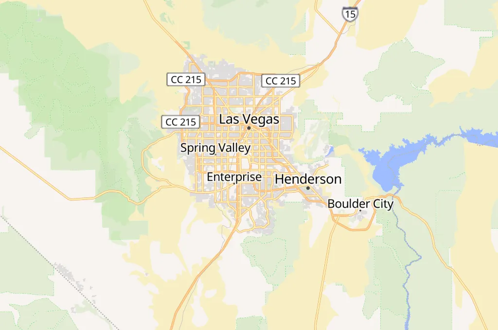 Harry Reid International Airport Area Map Harry Reid International Airport Area Map