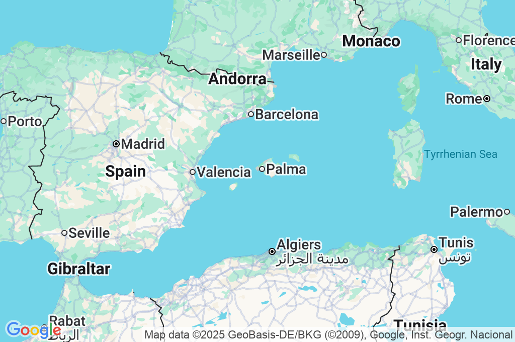 Port Adriano Area Map