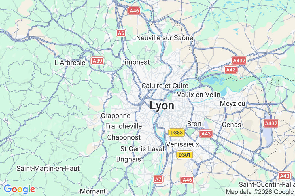 Porte de Vaise Area Map