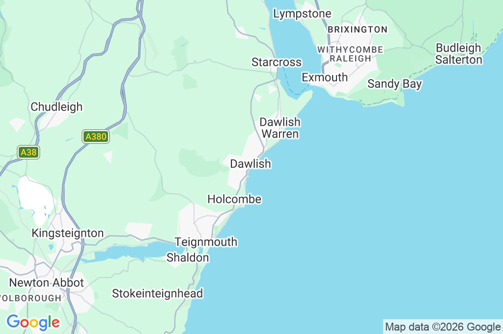Dawlish Area Map Dawlish Area Map
