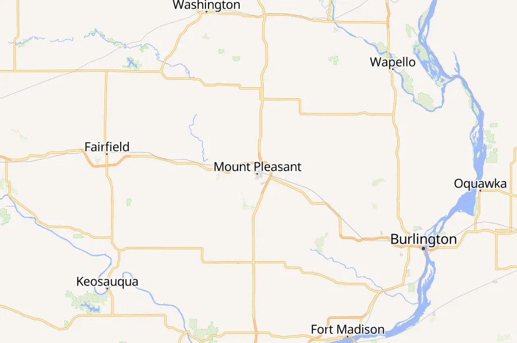 Mount Pleasant Area Map