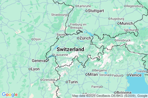 Map of Switzerland