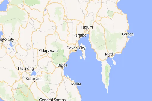 Map of Davao City