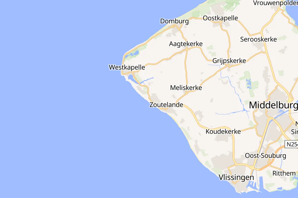 Zoutelande Area Map