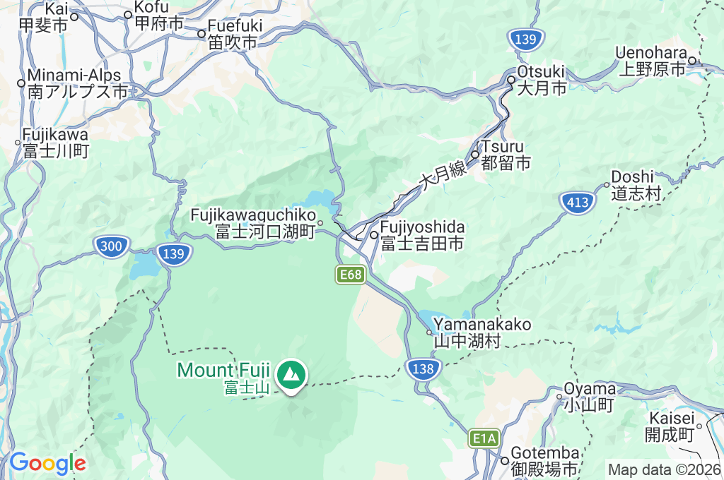 Fujisan Station Area Map