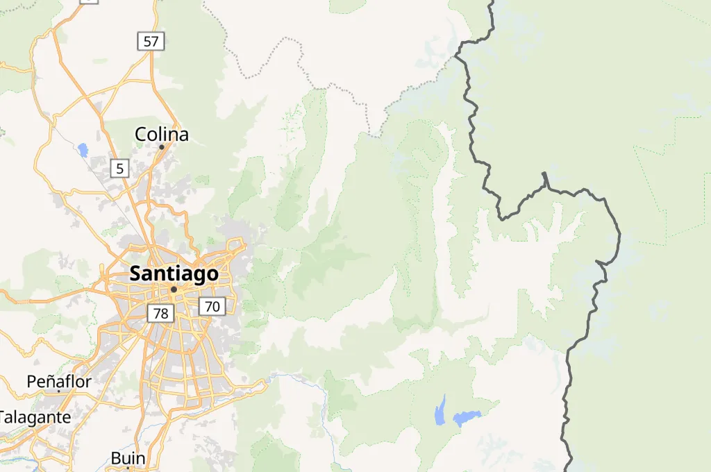 El Colorado Area Map El Colorado Area Map