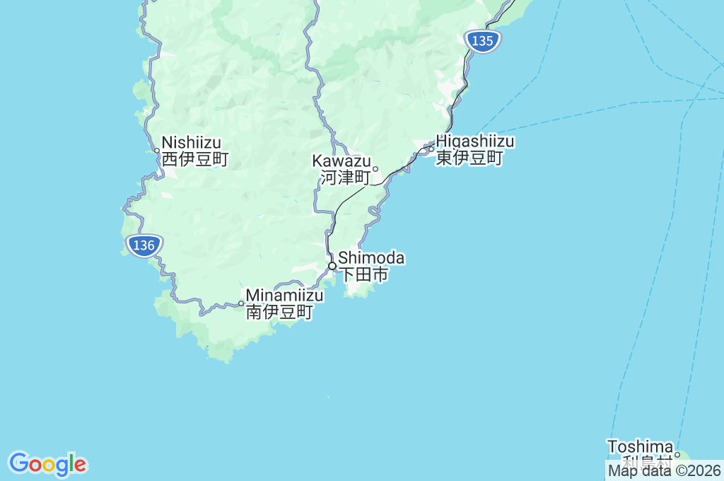 Shirahama Central Beach Area Map