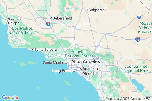 Map of Los Angeles County
