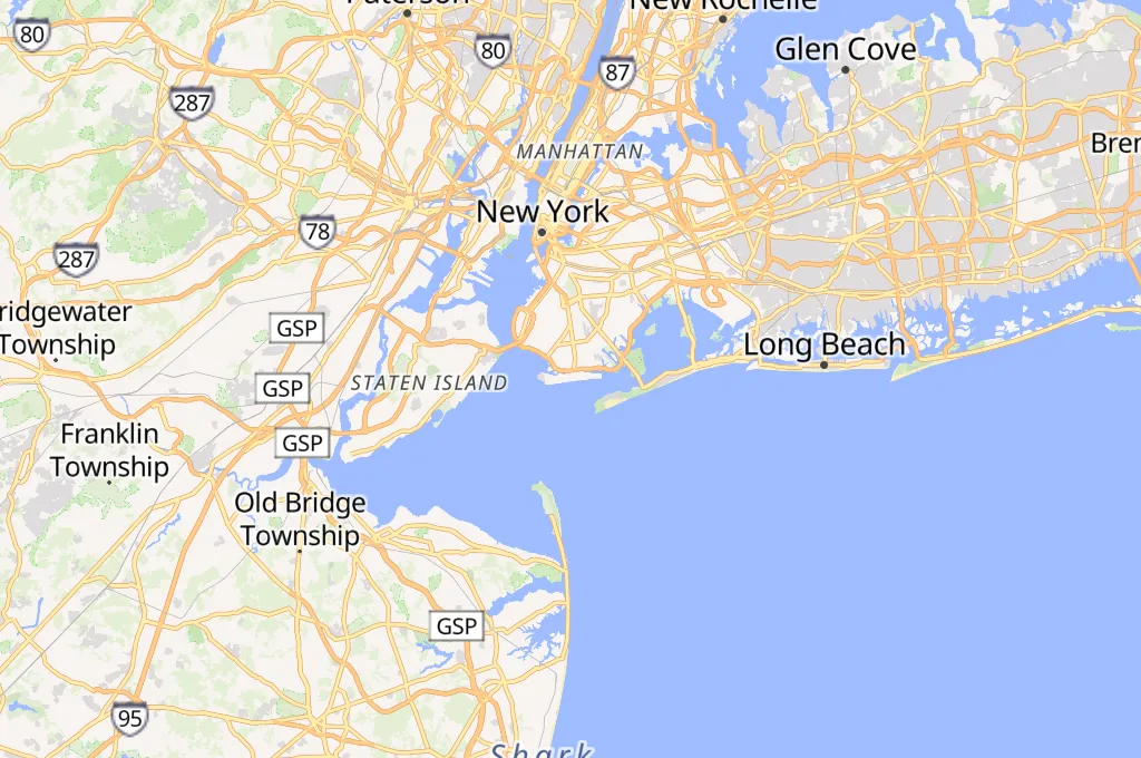 Coney Island Area Map