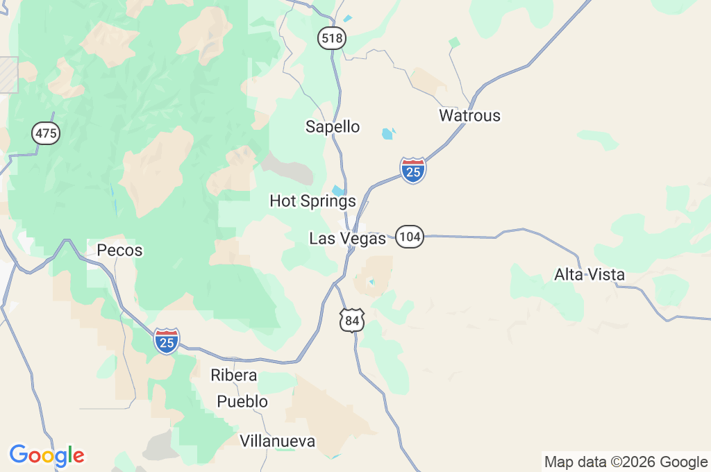 Las Vegas Area Map