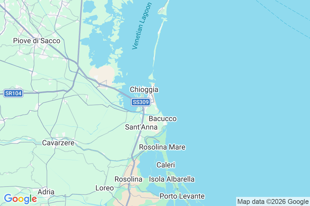 Sottomarina Area Map