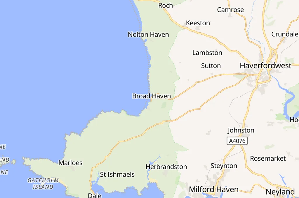 Broad Haven Area Map