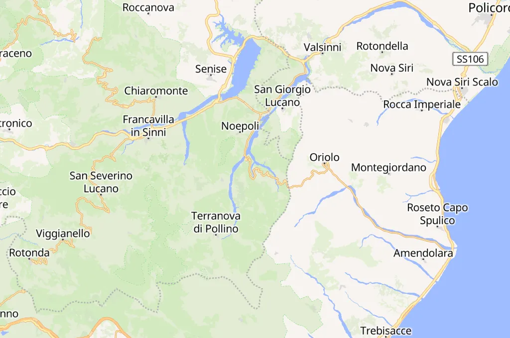 Cersosimo Area Map Cersosimo Area Map