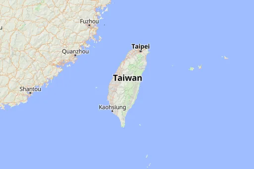 Map of Taiwan