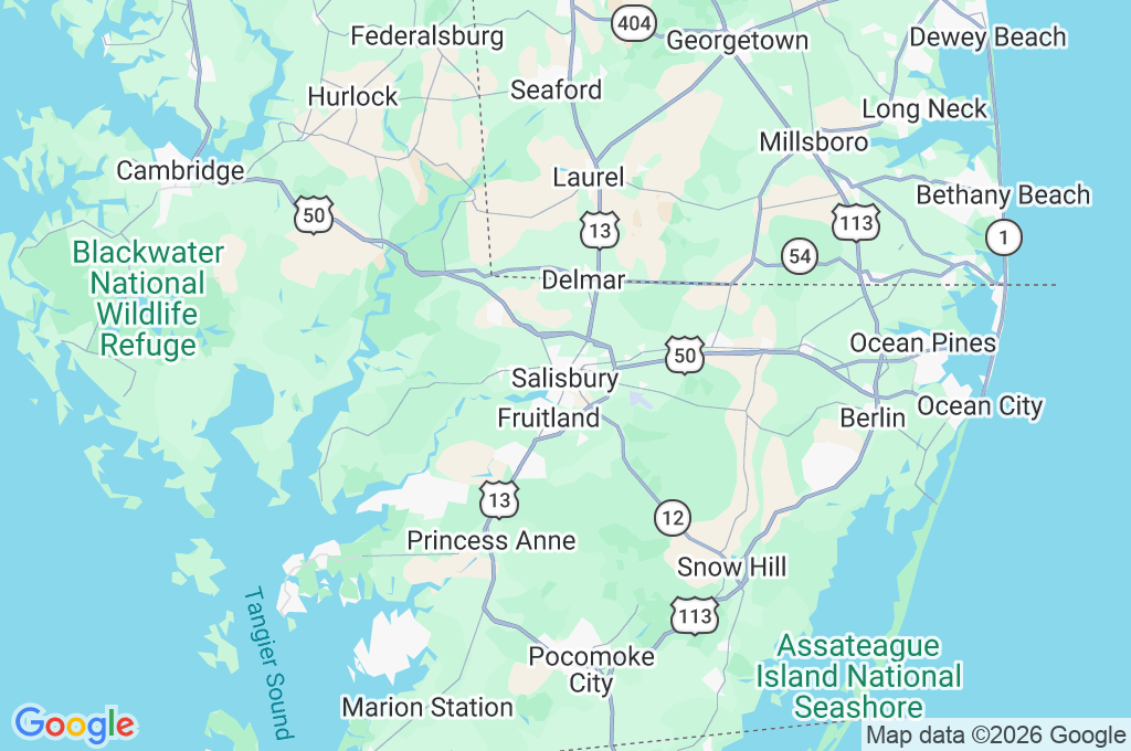 Downtown Salisbury Area Map