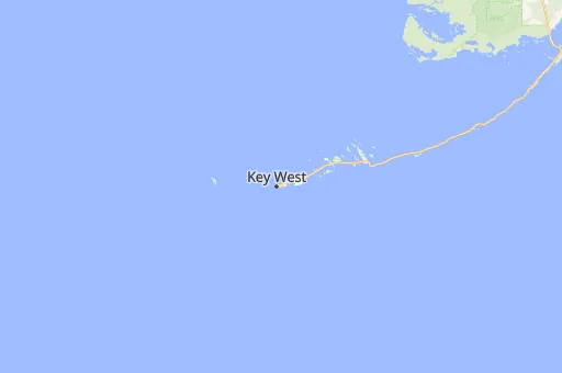 Map of Key West