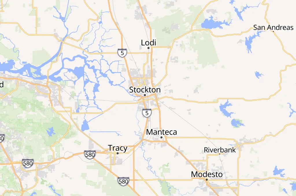 Stockton Diamond Area Map Stockton Diamond Area Map