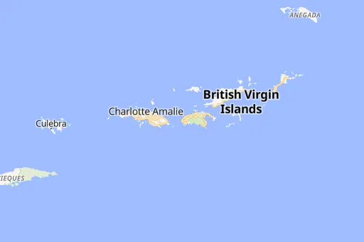 Map of Cruz Bay