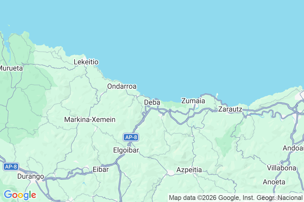 Deba Area Map Deba Area Map