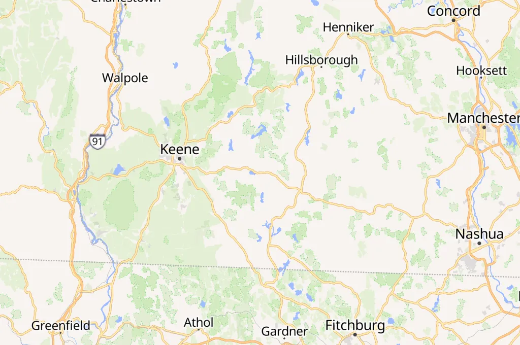 Yankee Publishing Headquarters Area Map Yankee Publishing Headquarters Area Map