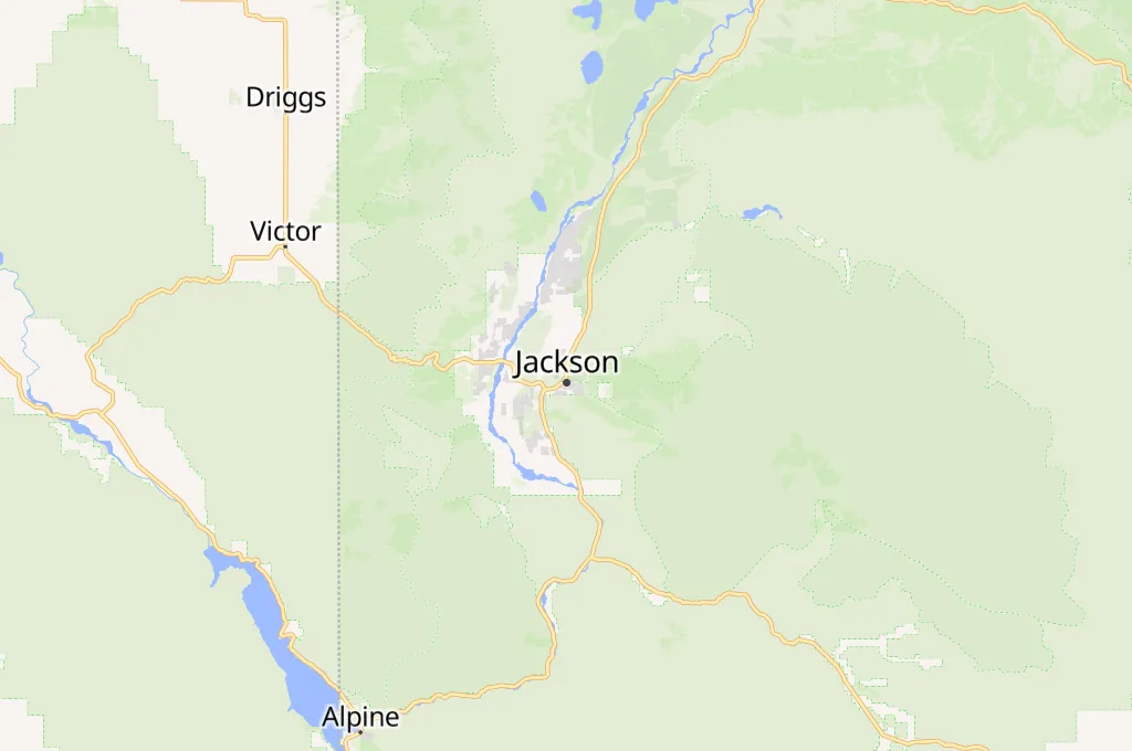 Rustic Inn Creekside Resort & Spa at Jackson Hole Area Map Rustic Inn Creekside Resort & Spa at Jackson Hole Area Map