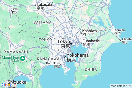 Map of Tokyo